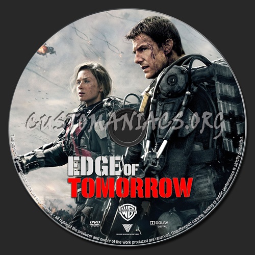 Edge Of Tomorrow dvd label