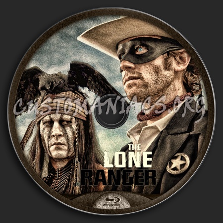 The Lone Ranger blu-ray label