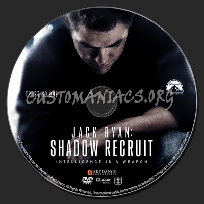 Jack Ryan: Shadow Recruit dvd label