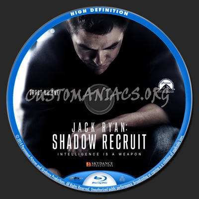 Jack Ryan: Shadow Recruit blu-ray label