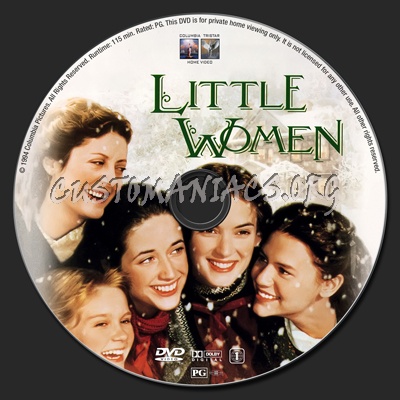 Little Women (1994) dvd label