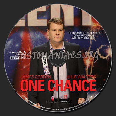 One Chance blu-ray label