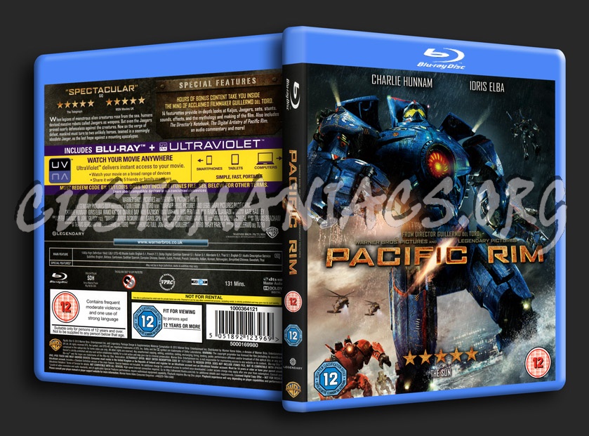 Pacific Rim blu-ray cover