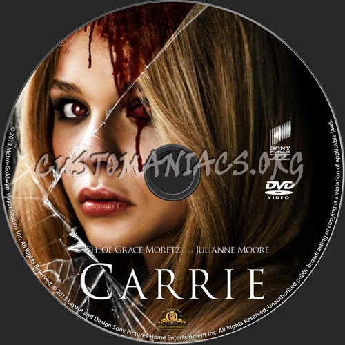 Carrie dvd label