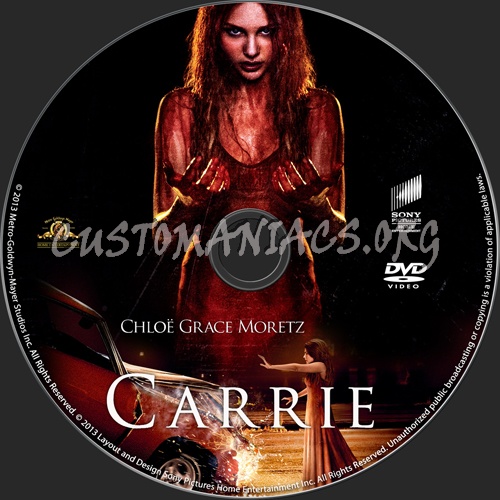 Carrie dvd label