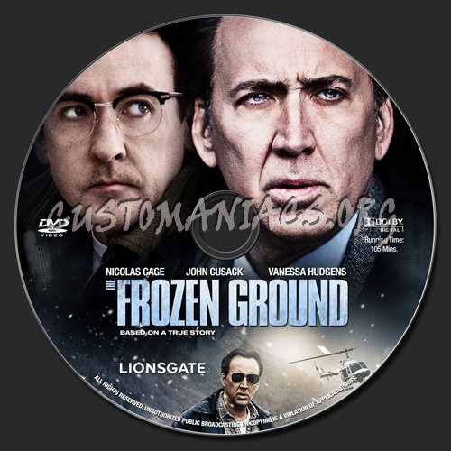 The Frozen Ground dvd label