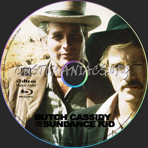 Butch Cassidy and the Sundance Kid blu-ray label