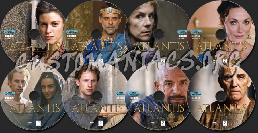 Atlantis (BBC) - Series One dvd label