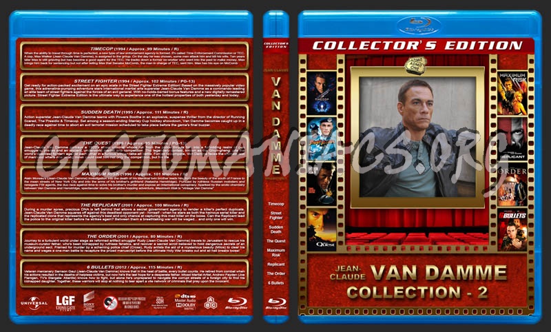 Jean-Claude Van Damme - Collection 2 blu-ray cover