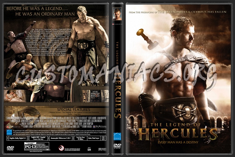 The Legend Of Hercules dvd cover