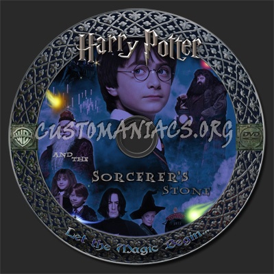 Harry Potter and the Sorcerer's Stone dvd label