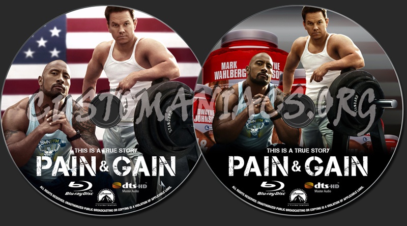 Pain & Gain blu-ray label