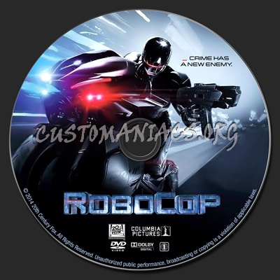 Robocop dvd label