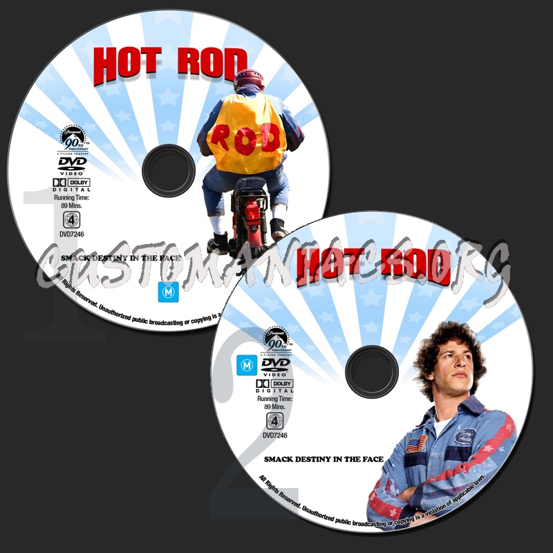 Hot Rod dvd label