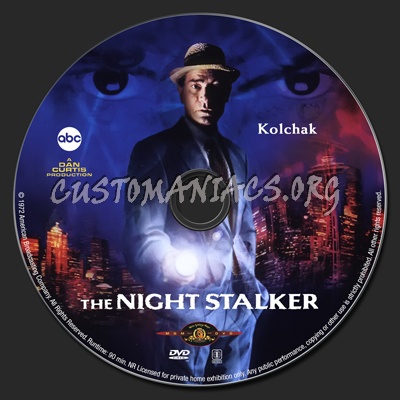 The Night Stalker dvd label