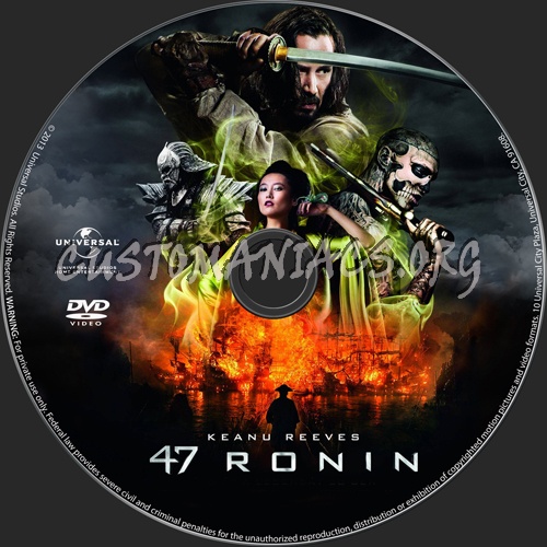 47 Ronin dvd label