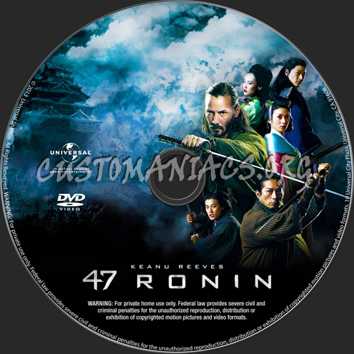 47 Ronin dvd label