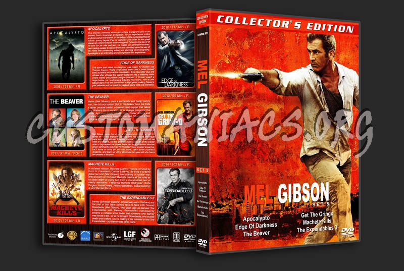 Mel Gibson Collection - Set 5 dvd cover