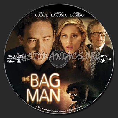 The Bag Man blu-ray label