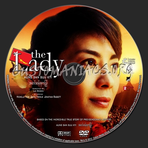 The Lady (2012) dvd label