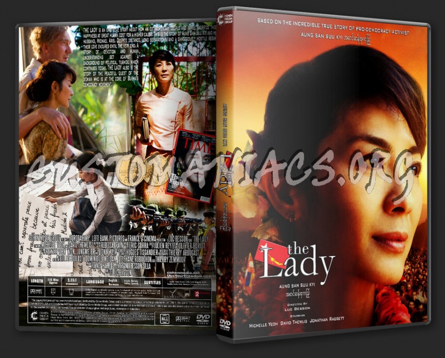 The Lady (2012) dvd cover