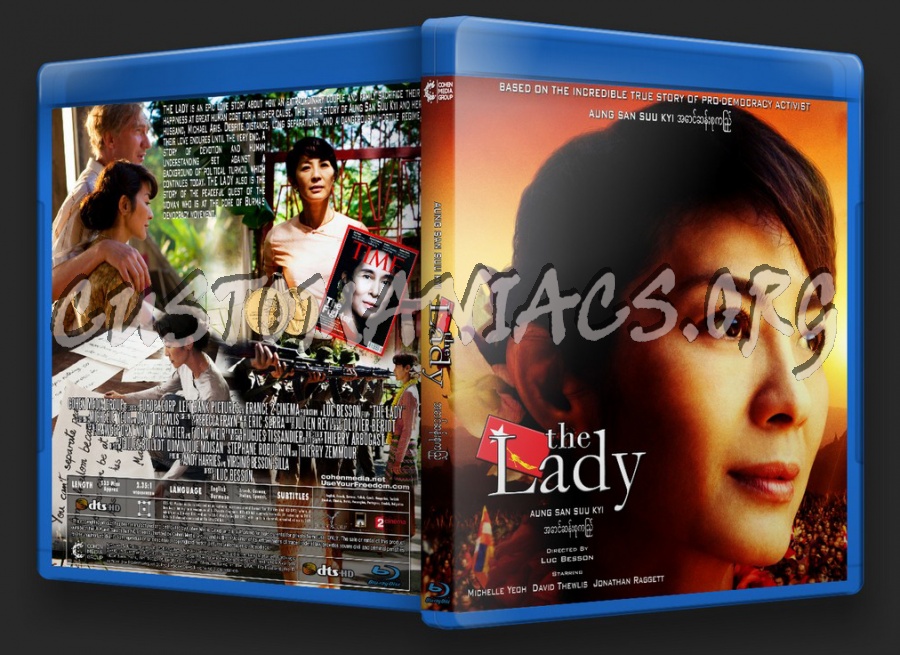 The Lady (2012) blu-ray cover