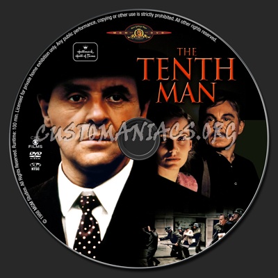 The Tenth Man dvd label