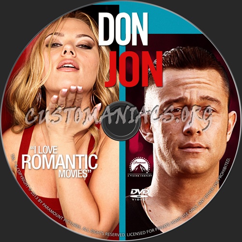 Don Jon dvd label