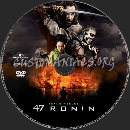 47 Ronin dvd label