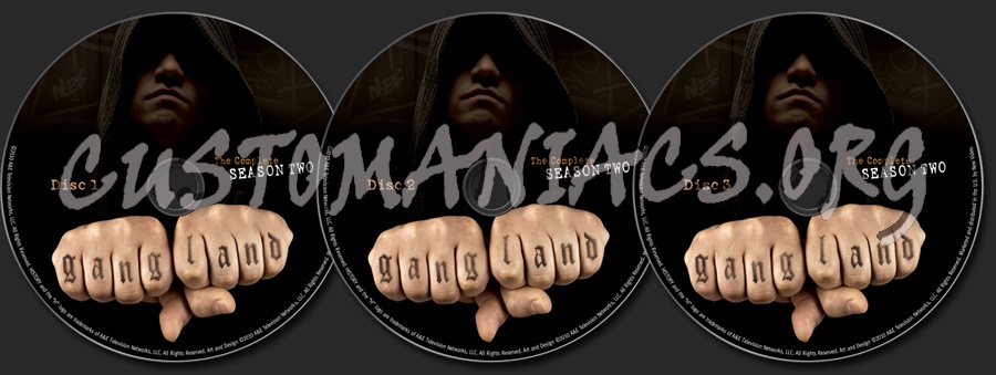 Gangland Season 2 dvd label
