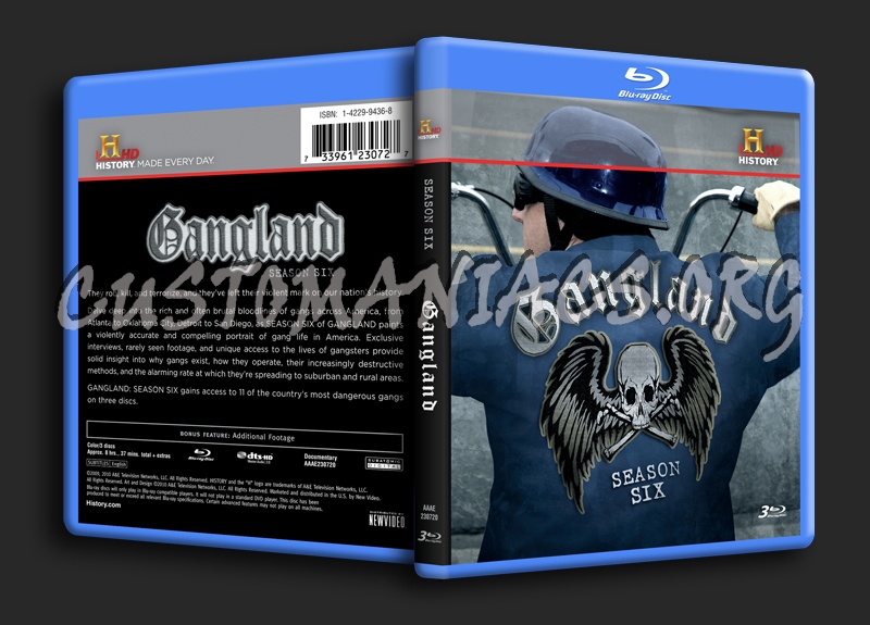 Gangland Season 6 blu-ray cover