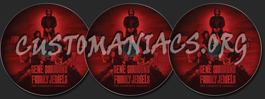 Gene Simmons Family Jewels Season 2 dvd label