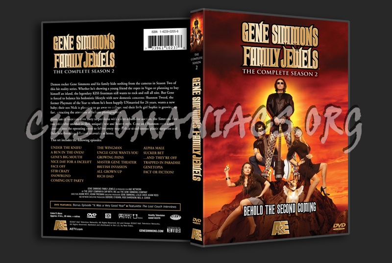 Gene Simmons Family Jewels Season 2 dvd cover