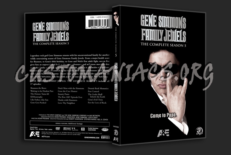 Gene Simmons Family Jewels Season 5 dvd cover