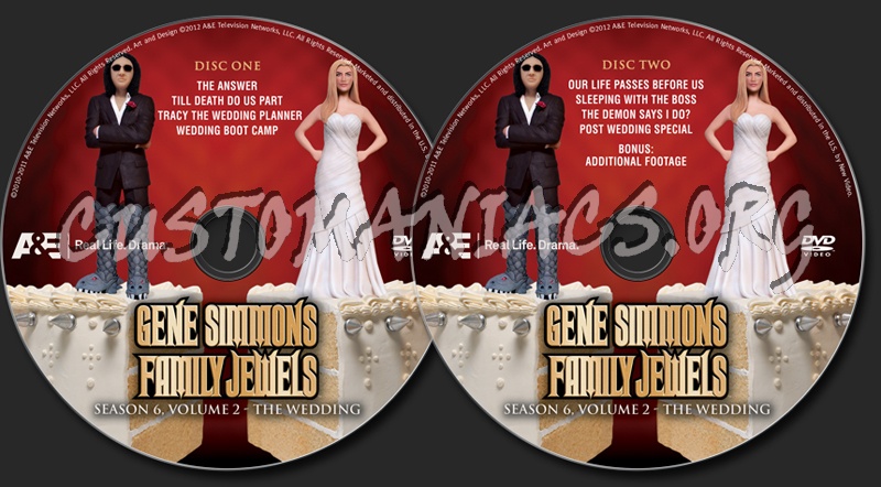 Gene Simmons Family Jewels Season 6 Volume 2 dvd label