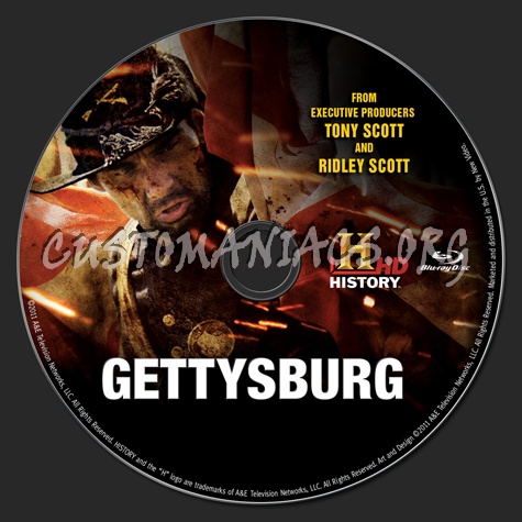 Gettysburg blu-ray label