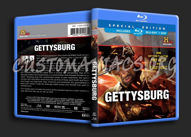 Gettysburg blu-ray cover