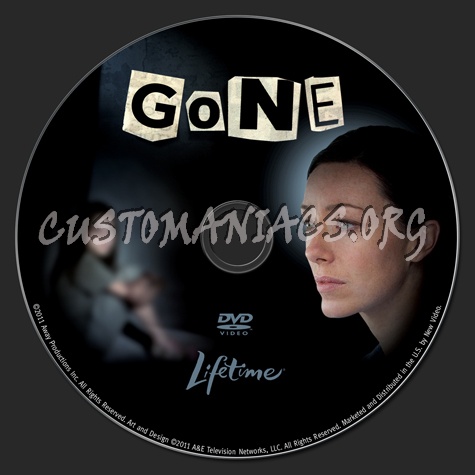 Gone dvd label