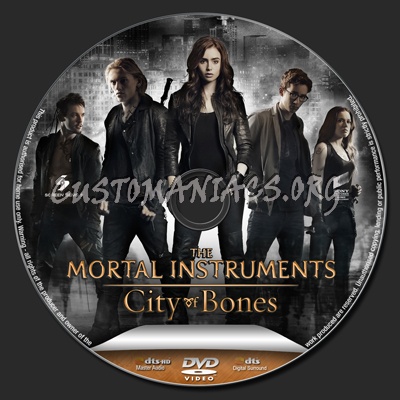 The Mortal Instruments: City of Bones dvd label