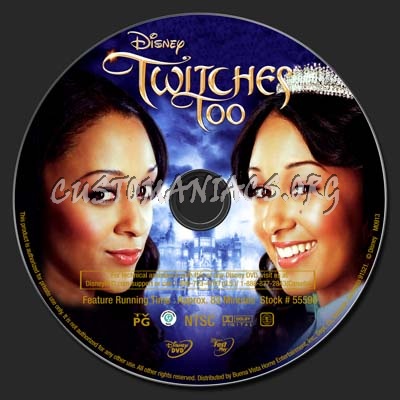 Twitches Too dvd label