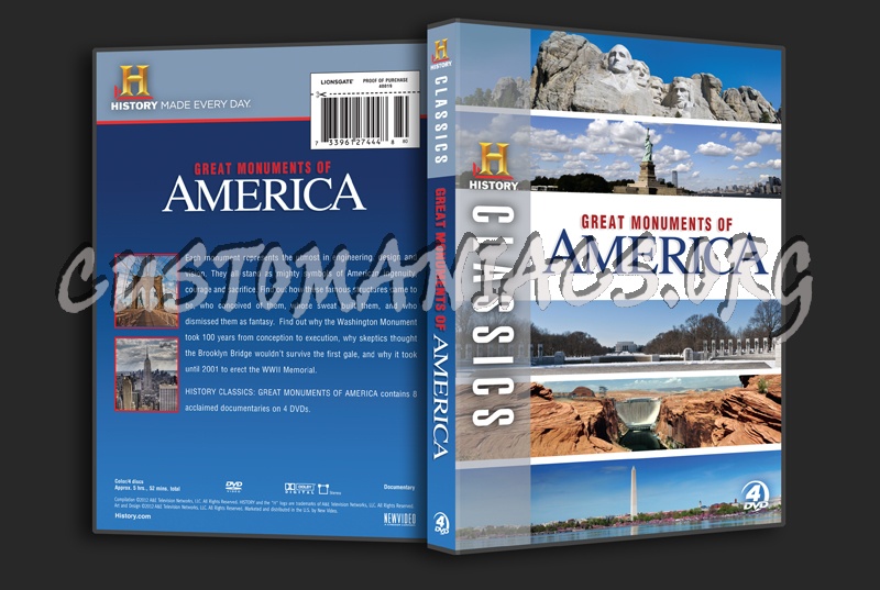 Great Monuments of America dvd cover