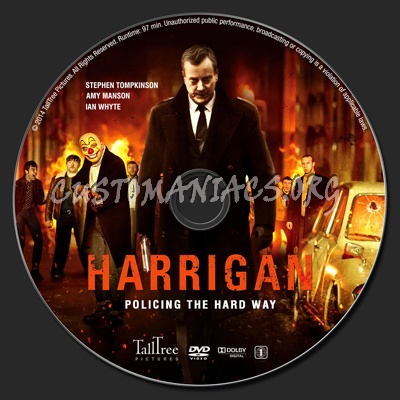 Harrigan dvd label