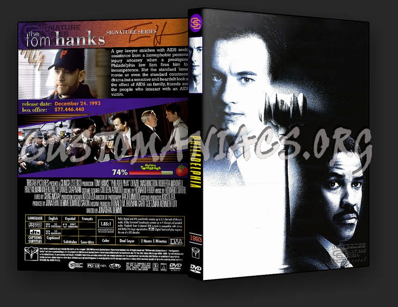 Philadelphia dvd cover