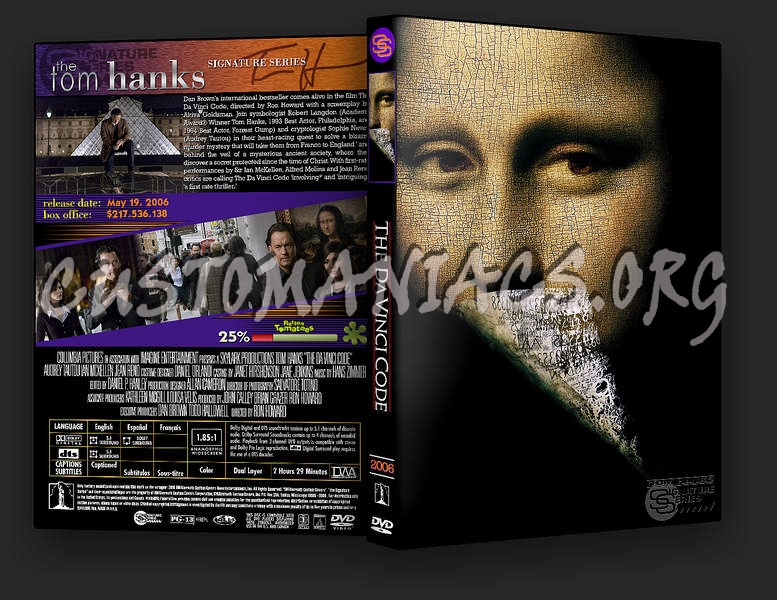 The Da Vinci Code dvd cover