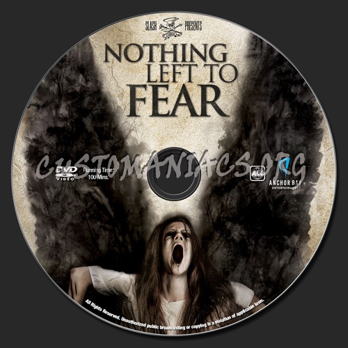 Nothing Left To Fear dvd label