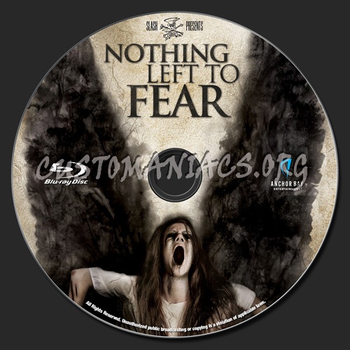 Nothing Left To Fear blu-ray label