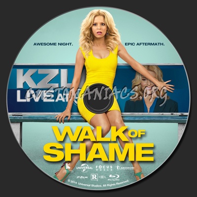 Walk Of Shame (2014) blu-ray label