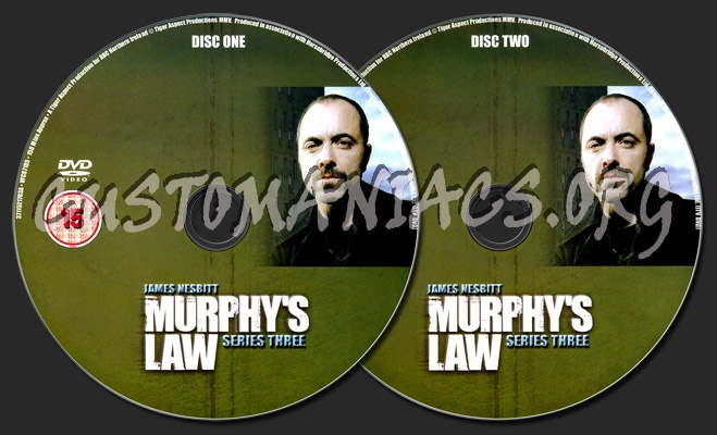 Murphy's Law Series 3 dvd label