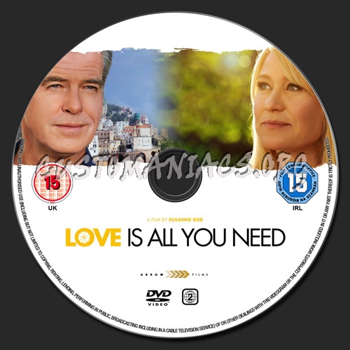 Love is all you need dvd label