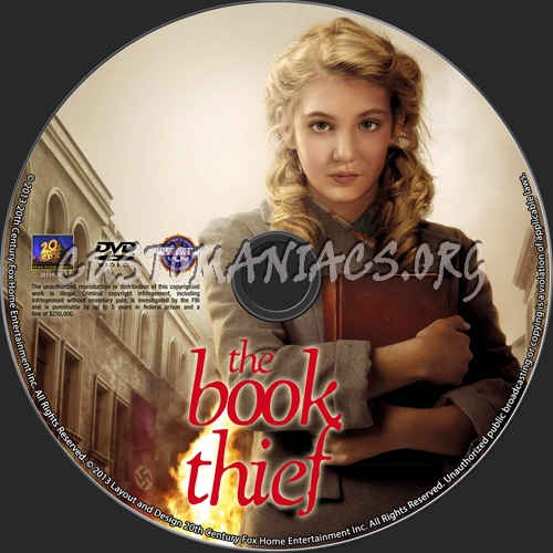 The Book Thief dvd label